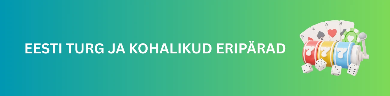 Eesti turg ja kohalikud eripärad